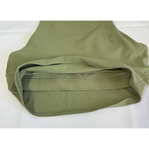 Athleta Conscious Crop Bra Womens Small Green Low Impact Cup A-C Activewear Yoga - Picture 6 of 9